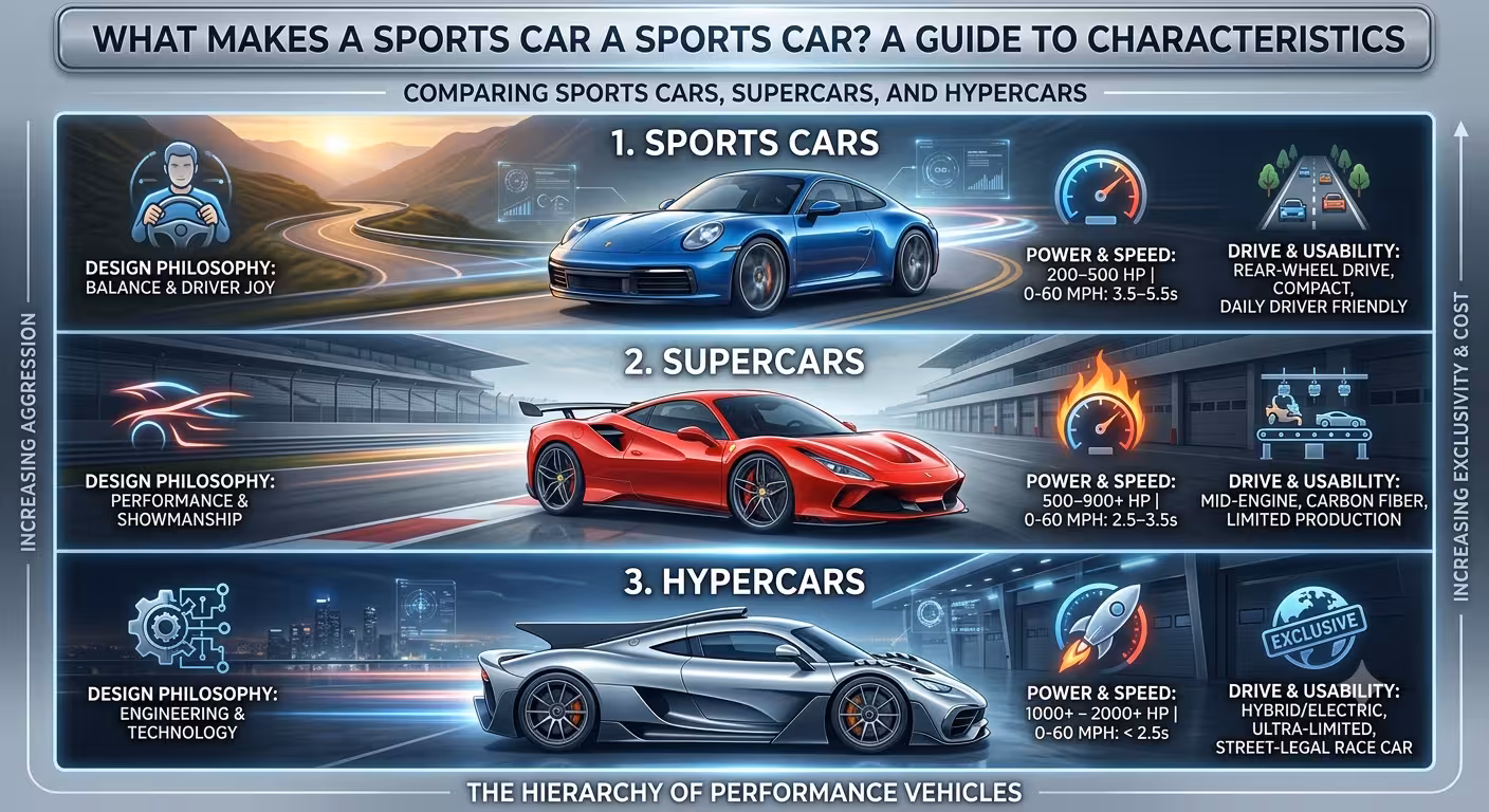 What Makes a Sports Car a Sports Car? A Complete Guide to Sports Car Characteristics