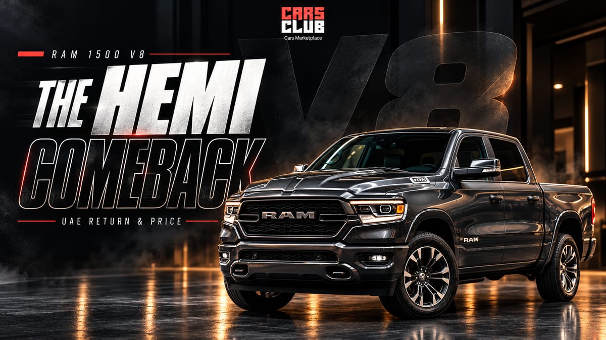RAM 1500 HEMI V8 Returns to UAE: Price and Specs