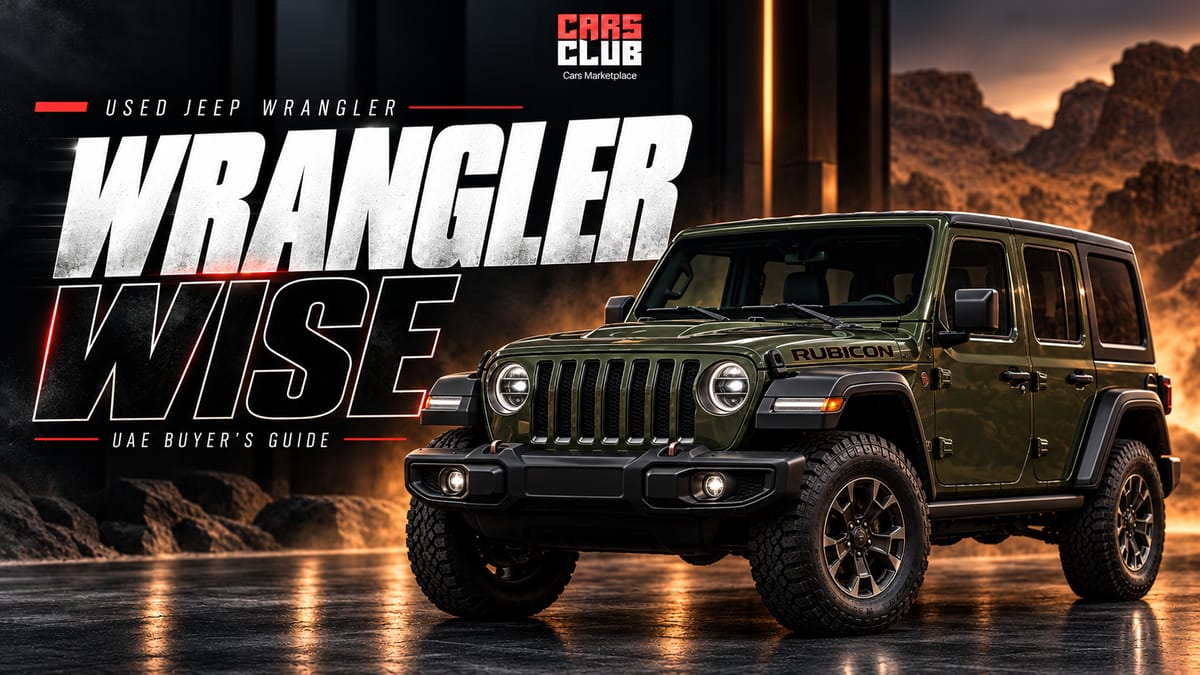 Used Jeep Wrangler UAE: 2026 Buyer's Guide