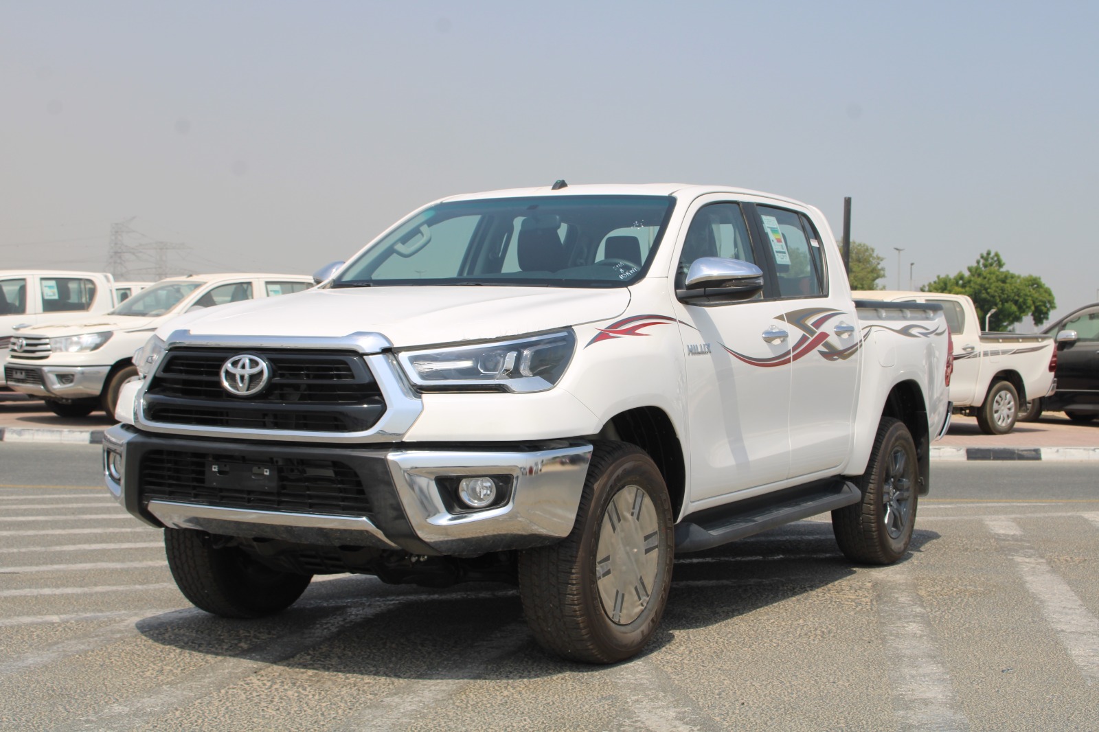 LHD - TOYOTA HILUX 2.7L PETROL DOUBLE CAB 4WD GLX S MANUAL
