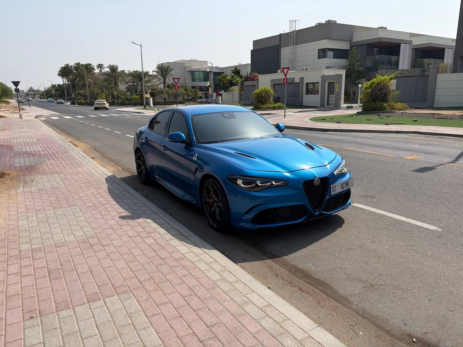 2021 Alfa Romeo Giulia Quadrifoglio Blue V6 Sports Sedan