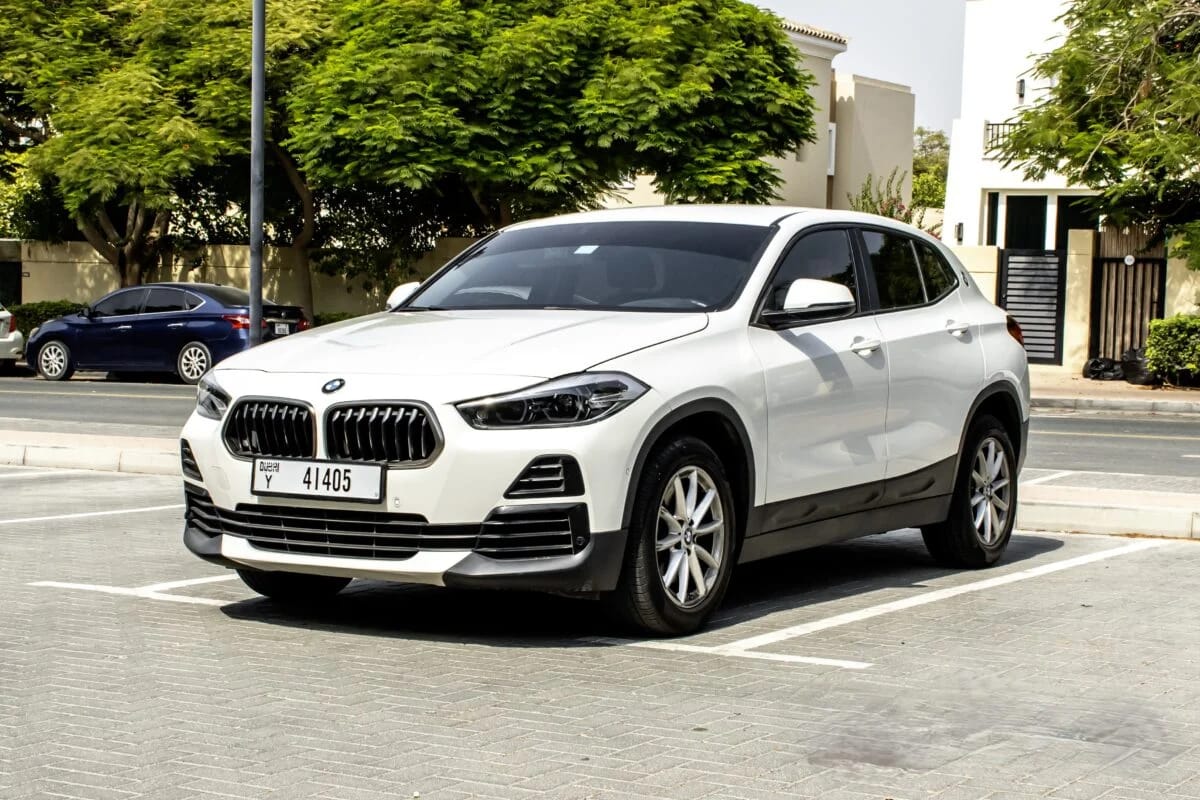 Rent BMW X2 White 2023 in Dubai For Just 200 AED Daily