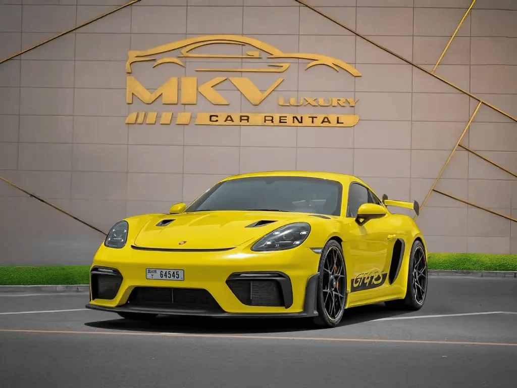 Porsche 718 Cayman GT4 RS Rental in Dubai - Supercar Rental Dubai