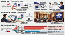 Dubai Number Plates: How to Buy, Bid at RTA Auction & What They Cost in 2026