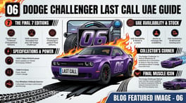Dodge Challenger UAE: Buying the Last V8