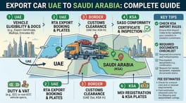 Export a Car From the UAE to Saudi Arabia