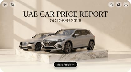 UAE Car Price Report: October 2026