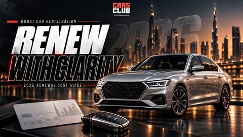 Car Registration Renewal Dubai: 2026 Costs