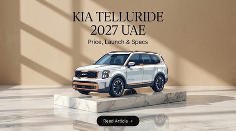 Kia Telluride 2027 UAE: Price, Launch & Specs