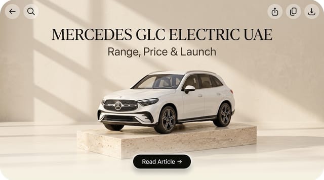 Mercedes GLC Electric UAE: Range, Price & Launch